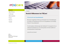 Tablet Screenshot of itscare.de